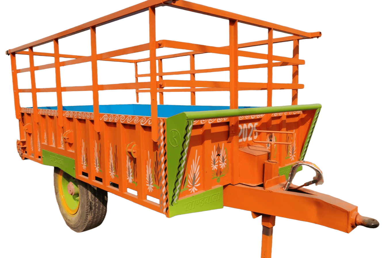 Heavy-Duty Hydraulic Tractor Trolley